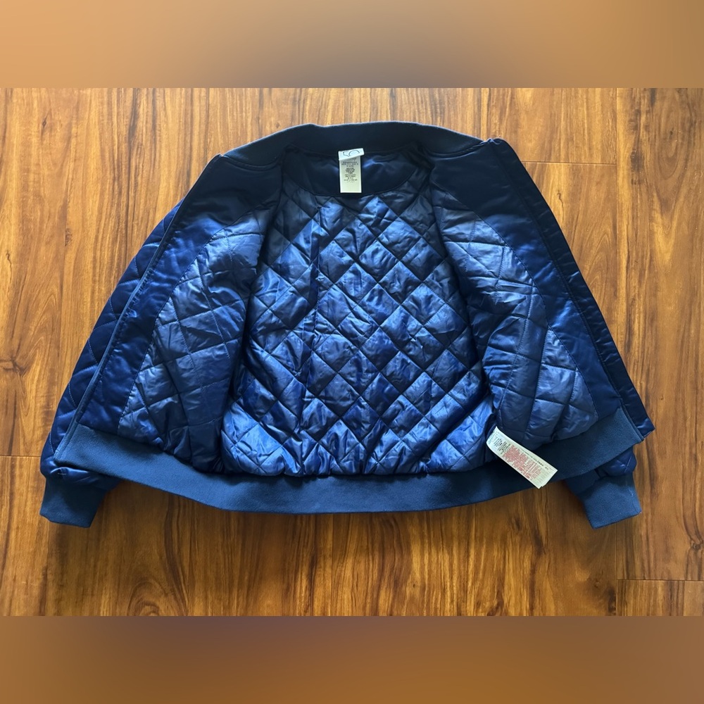 Walt Disney World 50th Anniversary Celebration Castle Satin Bomber Jacket M. EUC - Picture 3 of 11